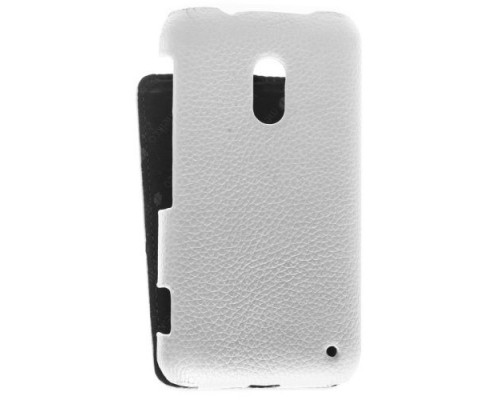 Кожаный чехол для Nokia Lumia 620 Melkco Leather Case - Jacka Type (White LC)