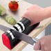 Точилка HRS Sharpen для кухонных ножей трехэтапная (Черный)
