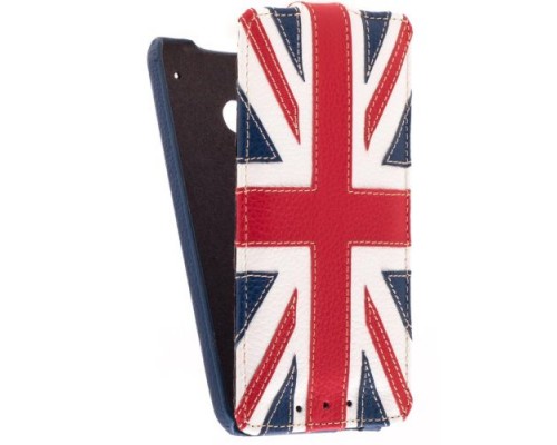 Кожаный чехол для HTC One M7 Melkco Premium Leather Case - Craft Edition Jacka Type - The Nations Britain