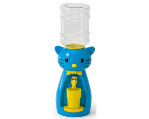 Детский кулер Vatten kids Kitty Blue настольный миникулер со стаканчиком, без нагрева, без охлаждения