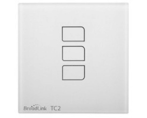 Умный настенный выключатель BroadLink TC2-3 White