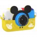 Детский цифровой фотоаппарат GSMIN Fun Camera Memory с играми (Желтый)