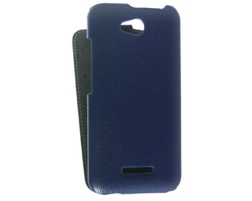 Кожаный чехол для HTC Desire 616 Dual Sim Melkco Premium Leather Case - Jacka Type (Dark Blue LC)