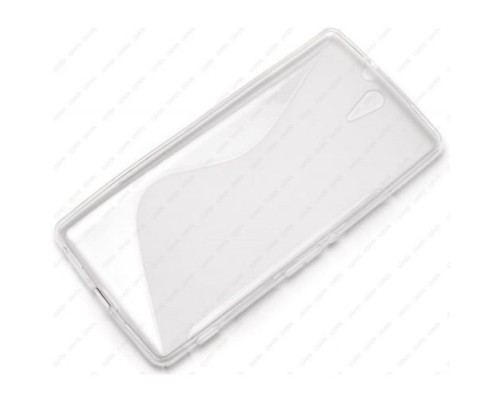 Чехол силиконовый для Sony Xperia C5 Ultra S-Line TPU (Прозрачно-матовый)