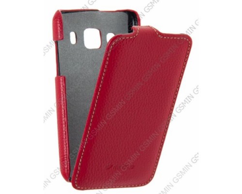 Кожаный чехол для Samsung Galaxy Xcover S5690 Melkco Leather Case - Jacka Type (Red LC)