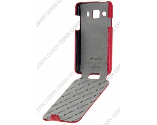 Кожаный чехол для Samsung Galaxy Xcover S5690 Melkco Leather Case - Jacka Type (Red LC)