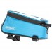 Велосипедная сумка Roswheel на раму 195-90-100 мм Синий (В комплекте аудио переходник)