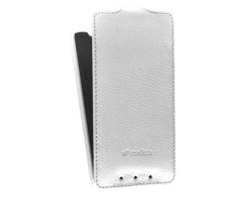 Кожаный чехол для HTC One Mini / M4 Melkco Premium Leather Case - Jacka Type (White LC)