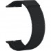 Ремешок металлический GSMIN Milanese Loop для Apple Watch 38/40mm (Темно-серый)