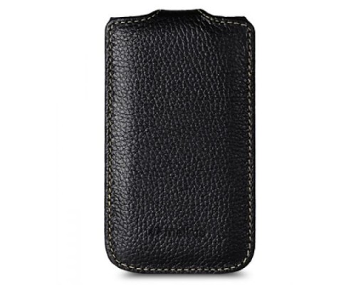 Кожаный чехол для Samsung Galaxy W (i8150) Melkco Premium Leather Case - Jacka Type (Black LC)