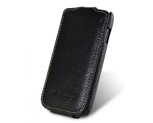 Кожаный чехол для Samsung Galaxy W (i8150) Melkco Premium Leather Case - Jacka Type (Black LC)