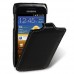 Кожаный чехол для Samsung Galaxy W (i8150) Melkco Premium Leather Case - Jacka Type (Black LC)