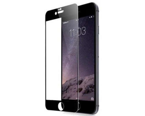 Противоударное защитное стекло для Apple iPhone 6 / 6S GSMIN 6D 0.3mm (Черная рамка)