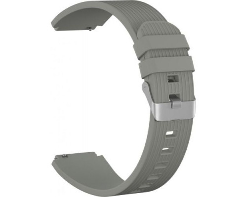 Ремешок силиконовый GSMIN Italian Collection 20 для Withings Steel HR (Серый)