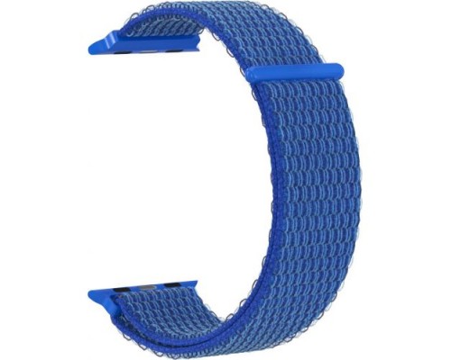 Ремешок нейлоновый GSMIN Woven Nylon для Apple Watch 38/40mm (Синий)