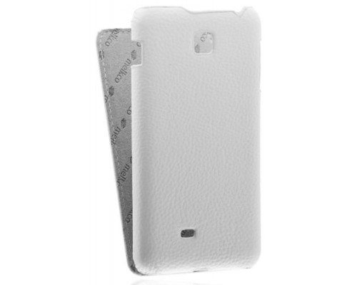 Кожаный чехол для LG Optimus F5 / P875 Melkco Premium Leather Case - Jacka Type (White LC)