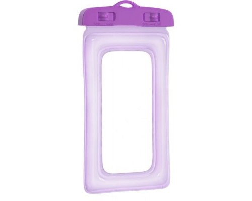 Чехол GSMIN Air Max Waterproof водонепроницаемый для мобильных телефонов с воздуховыми краями (160х80мм) (Фиолетовый)