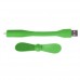 Гибкий USB вентилятор GSMIN Fruit (Зеленый)