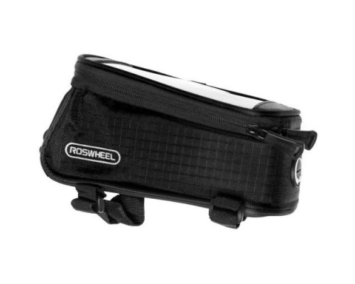 Велосипедная сумка Roswheel на раму 195-90-100 мм Черная (В комплекте аудио переходник)