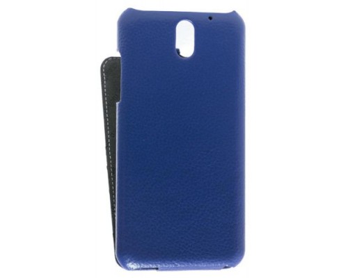 Кожаный чехол для HTC Desire 610 Melkco Premium Leather Case - Jacka Type (Dark Blue LC)