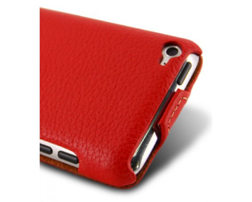 Кожаный чехол для iPod Touch 4 Melkco Leather Case - Jacka Type (Red LC)