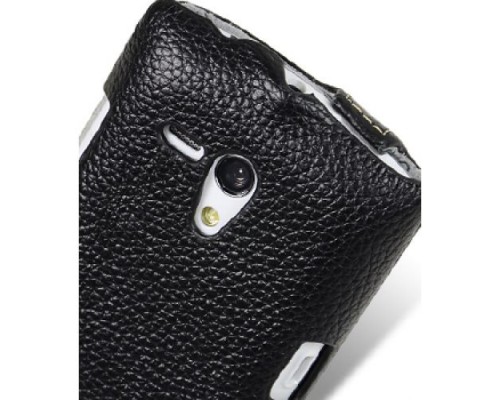 Кожаный чехол для Sony Xperia Neo L / MT25i Melkco Premium Leather Case - Jacka Type (Black LC)