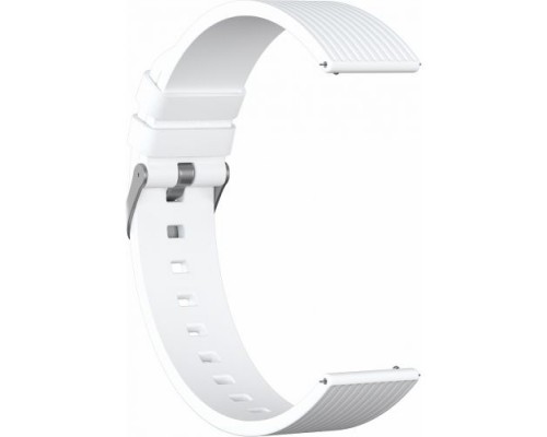 Ремешок силиконовый GSMIN Italian Collection 20 для Withings Steel HR (Белый)