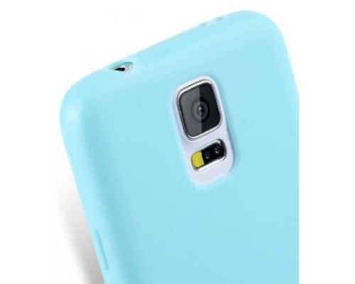 Чехол силиконовый для Samsung Galaxy S5 Melkco Poly Jacket TPU (Pearl Blue)