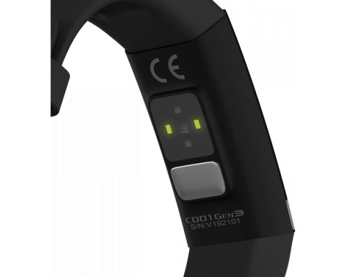 Фитнес браслет GSMIN CD01 Gen3 с измерением давления, пульса и ЭКГ (Черный)