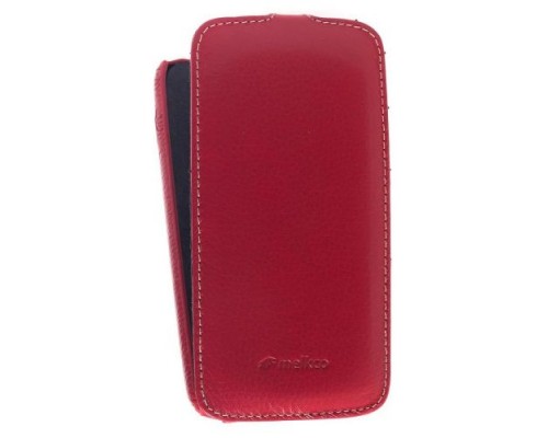 Кожаный чехол для HTC Desire 500 Dual Sim Melkco Premium Leather Case - Jacka Type (Red LC)