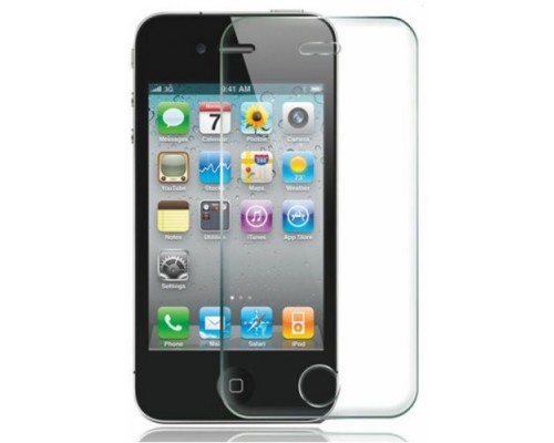 Противоударное защитное стекло для Apple iPhone 4 / 4S GSMIN 0.3 mm