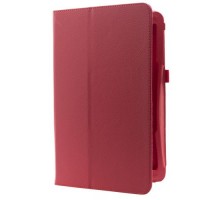 Кожаный чехол подставка для Samsung Galaxy Tab A 8.0 SM-T295 GSMIN Series CL (Красный)