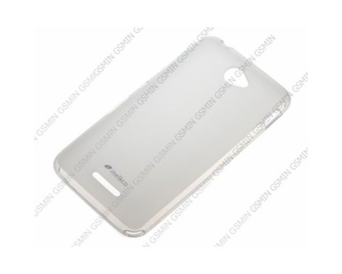 Чехол силиконовый для Sony Xperia E4 Melkco Poly Jacket TPU (Transparent Mat)