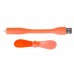 Гибкий USB вентилятор GSMIN Fruit (Оранжевый)