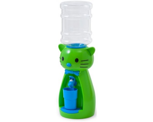 Детский кулер Vatten kids Kitty Lime настольный миникулер со стаканчиком, без нагрева, без охлаждения