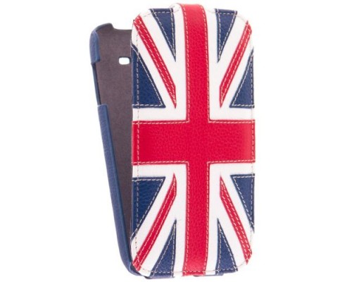 Кожаный чехол для Samsung Galaxy Grand (i9082) Melkco Premium Leather Case - Craft Edition Jacka Type - The Nations Britain