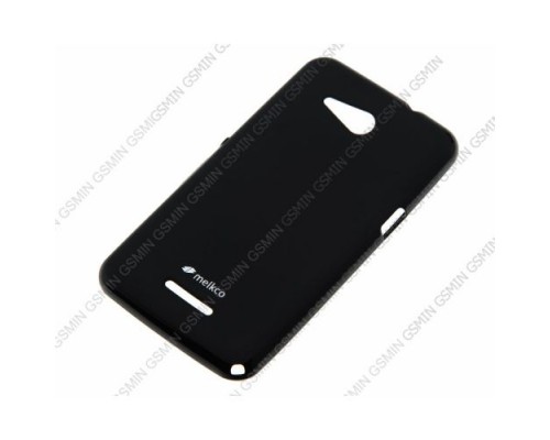 Чехол силиконовый для Sony Xperia E4g Melkco Poly Jacket TPU (Black Mat)