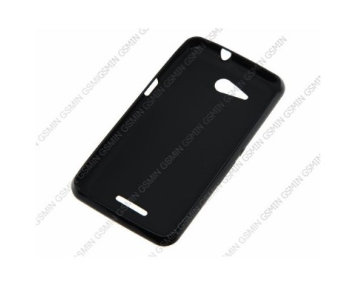 Чехол силиконовый для Sony Xperia E4g Melkco Poly Jacket TPU (Black Mat)