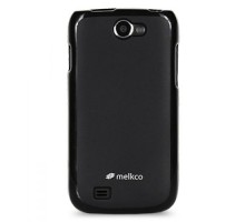 Чехол силиконовый для Samsung Galaxy W (i8150) Melkco Poly Jacket TPU (Black Mat)