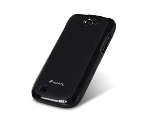 Чехол силиконовый для Samsung Galaxy W (i8150) Melkco Poly Jacket TPU (Black Mat)