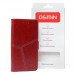 Кожаный чехол-книжка GSMIN Series Ktry для Xiaomi Redmi Note 9S с магнитной застежкой (Красный)