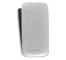 Кожаный чехол для HTC Desire 500 Dual Sim Melkco Premium Leather Case - Jacka Type (White LC)