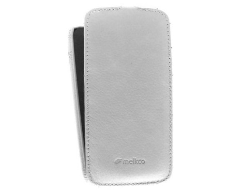 Кожаный чехол для HTC Desire 500 Dual Sim Melkco Premium Leather Case - Jacka Type (White LC)