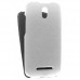 Кожаный чехол для HTC Desire 500 Dual Sim Melkco Premium Leather Case - Jacka Type (White LC)