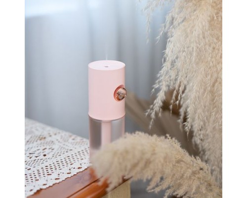 Увлажнитель воздуха GSMIN Bamboo Bird со встроенным аккумулятором 1500 мАч (Розовый)