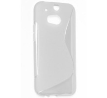 Чехол силиконовый для HTC One 2 M8 S-Line TPU (Прозрачно-матовый)