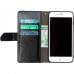 Кожаный чехол-книжка GSMIN Series Ktry для Apple iPhone XS Max с магнитной застежкой (Черный)