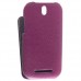 Кожаный чехол для HTC One SV / One ST / T528T Melkco Leather Case - Jacka Type (Purple LC)