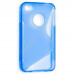 Чехол силиконовый для Apple iPhone 4/4S S-Line TPU (Синий)