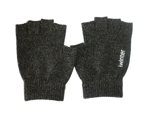 Перчатки-митенки GSMIN Wool Glove для сенсорных экранов (Темно-серый)